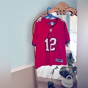 NFL PRO LINE Women's Tom Brady Red Tampa Bay Buccaneers Team Player Jersey XXL